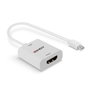 Lindy 41069 Adaptador Mini DisplayPort a HDMI tipo A Blanco