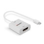 Lindy 41069 Adaptador de Cable de Vídeo Mini DisplayPort a HDMI Tipo A (Estándar) Blanco