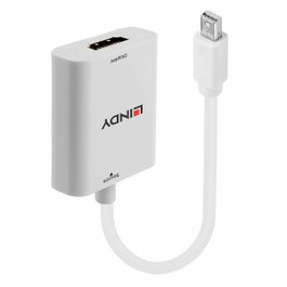 Lindy 41069 Adaptador Mini DisplayPort a HDMI tipo A Blanco