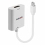 Lindy 41069 Adaptador Mini DisplayPort a HDMI tipo A Blanco