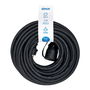 Simon Prolongador profesional 20 m IP44 H07RN-F 3G 2,5 mm², 1 Toma con Tapa, 16A 250V~, Negro