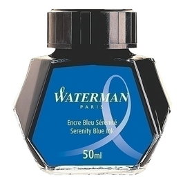 Tinta Estilografica Waterman Frasco 50 Ml. Azul