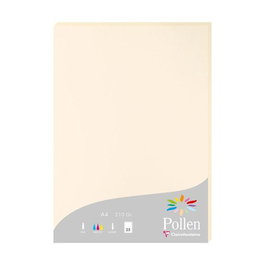 Papel Clairefontaine Pollen A4 210G 25H Marfil