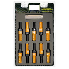 Omp Juego de 20 Tornillos Speed M14x1.25 con Protector Naranja