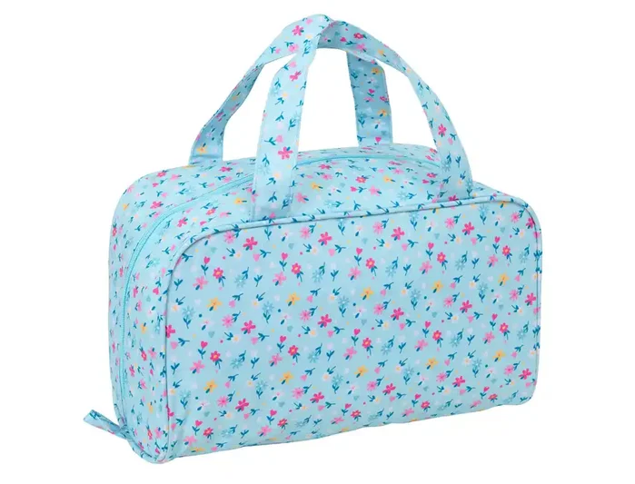 Safta Neceser Rectangular Blackfit8 petalos