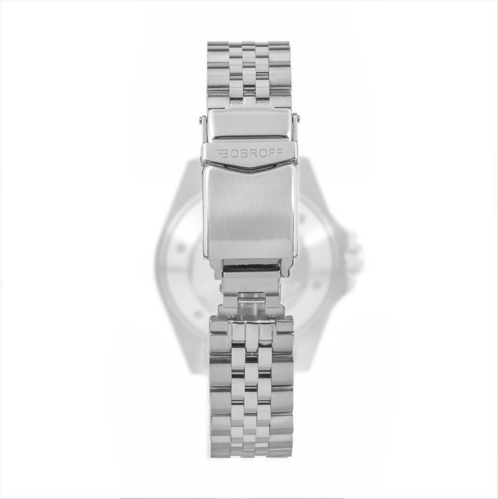 Bobroff Correa para Reloj Plateada 21mm