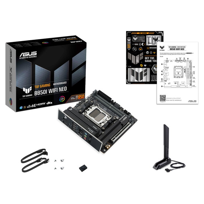 ASUS TUF GAMING B850I WIFI NEO Mini ITX AMD AM5 DDR5 ASUS TUF GAMING B850I WIFI NEO Mini ITX AMD AM5 DDR5