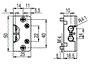 PIZZATO ELETTRICA DS AE1VA Interruptor de seguridad NC sin llave