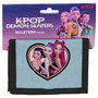 SAFTA Billetera Demon Hunters Kpop 12,5x9,5cm con solapa velcro y varios compartimentos interiores