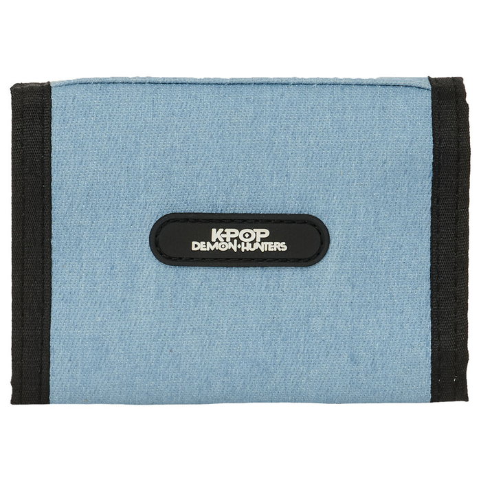 SAFTA Billetera Demon Hunters Kpop 12,5x9,5cm con solapa velcro y varios compartimentos interiores