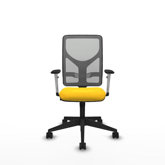 PIQUERAS Y CRESPO Silla de oficina Motilla con mecanismo Sincro, Amarillo y Gris PIQUERAS Y CRESPO Silla de oficina Motilla con mecanismo Sincro, Amarillo y Gris