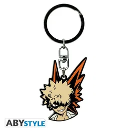 ABYstyle ABYKEY312 Llavero de Metal Figura Bakugo My Hero Academia - Multicolor, 40 mm