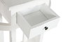DKD Home Decor Recibidor de Caobilla Formentera23 Blanco Roto