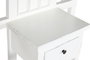 DKD Home Decor Recibidor de Caobilla Formentera23 Blanco Roto