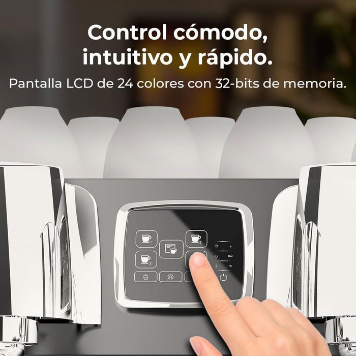 Cafetera Barista Cecotec Baristeo Regina 5200 W 9 bar 10,5 L Negro