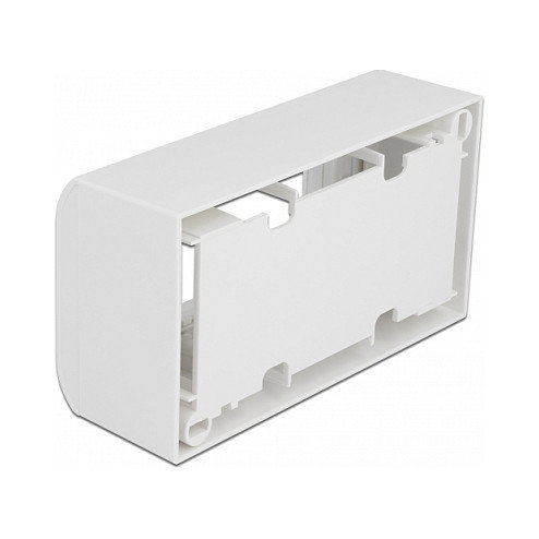 DeLOCK Carcasa de montaje en superficie Easy 45 152 x 82 mm, Blanco DeLOCK Carcasa de montaje en superficie Easy 45 152 x 82 mm, Blanco