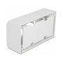 DeLOCK Carcasa de montaje en superficie Easy 45 152 x 82 mm, Blanco