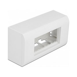 DeLOCK Carcasa de montaje en superficie Easy 45 152 x 82 mm, Blanco