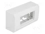 DeLOCK Carcasa de montaje en superficie Easy 45, 152 x 82 mm, Blanco