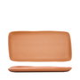 Summa Io Terracota Fuente Rectangular de Gres (Set de 6) 30x15 cm