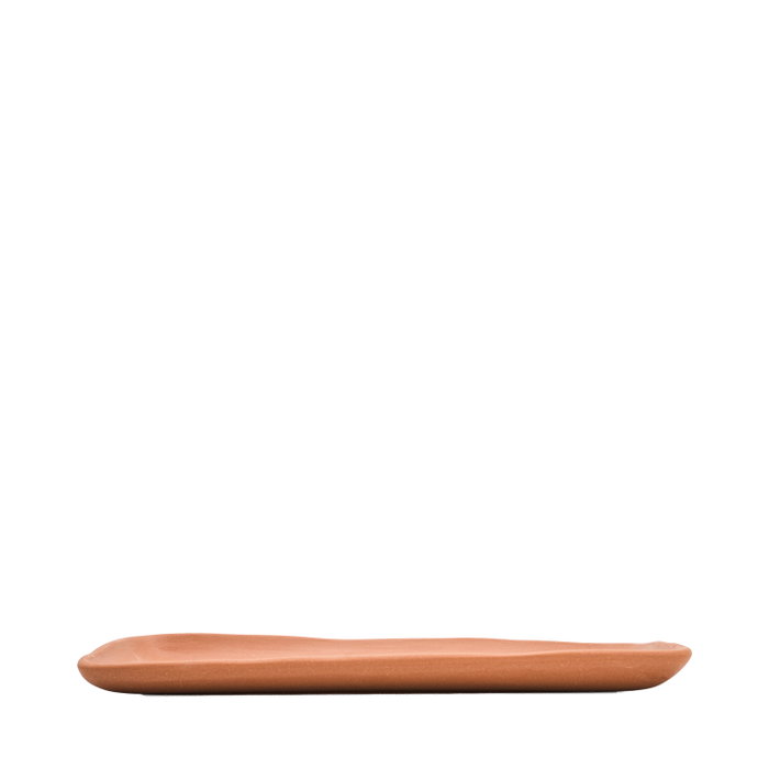 Summa Io Terracota Fuente Rectangular de Gres (Set de 6) 30x15 cm