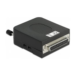 DeLOCK 66267 Conector D-Sub25 a terminal de bloque con carcasa