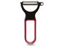 Kinvara Set 3 Peladores Plástico Negro Rojo 13x7x4.5 cm (Set de 24)