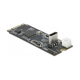 DeLOCK Convertidor M.2 clave B+M a USB Type-C Negro