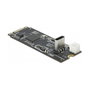 DeLOCK Convertidor M.2 clave B+M a USB Type-C Negro