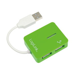 LogiLink HUB 4x LogiLink Smile verde USB 2.0