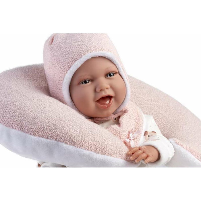 Llorens Muñeca Mimi Sonrisas con Vestido Ositos Luna Rosa 42 Cm