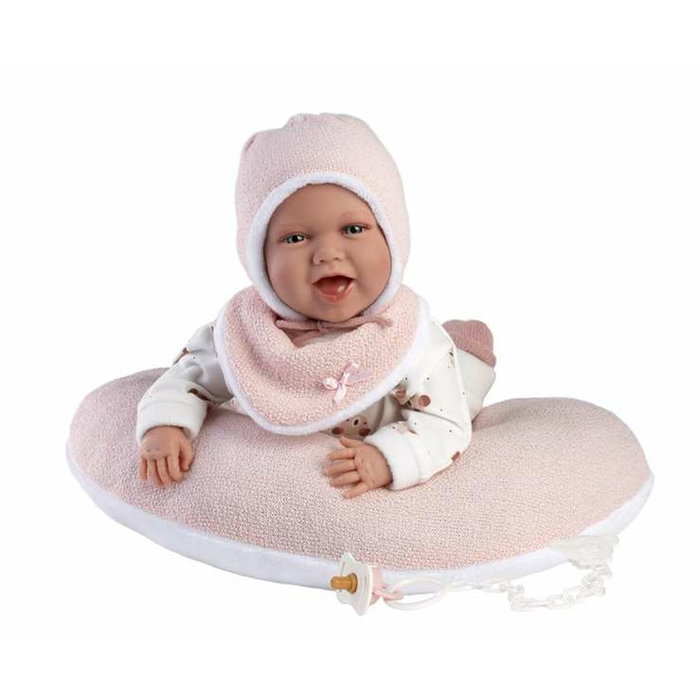 Llorens Muñeca Mimi Sonrisas con Vestido Ositos Luna Rosa 42 Cm