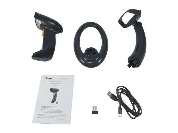 Equip Lector de códigos de barras inalámbrico 351029 1D/2D/QR