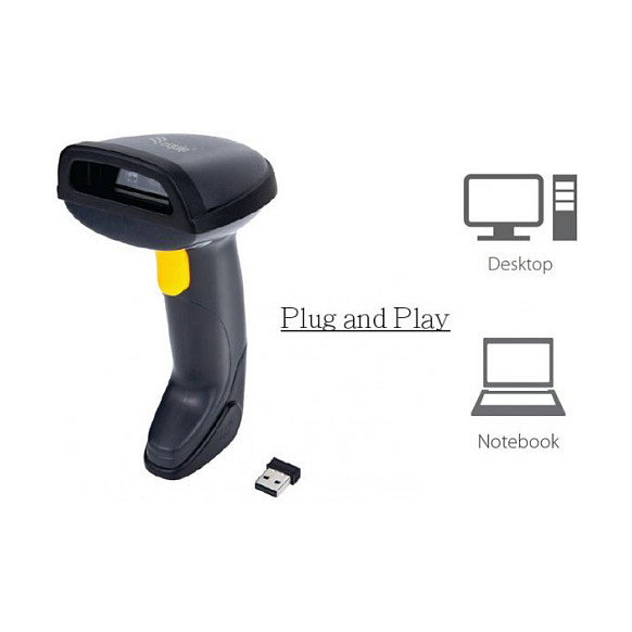Equip Lector de códigos de barras inalámbrico 351029 1D/2D/QR