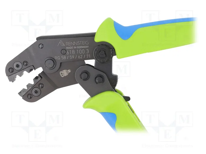 RENNSTEIG Herramienta de crimpado PEW 8 para conectores coaxiales/RF RENNSTEIG Herramienta de crimpado PEW 8 para conectores coaxiales/RF