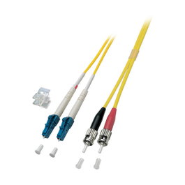 EFB Elektronik EFB Duplex Patchkabel LC-ST OS2 G652D 7,5m LSZH 2mm gelb