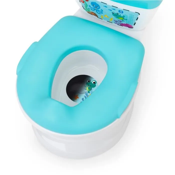 Baby Einstein Orinal y Reductor de WC 2 en 1, Sistema de Entrenamiento para ir al Baño con Música Innovador