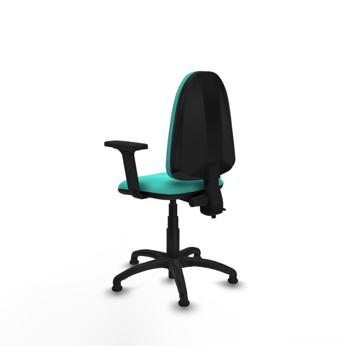PIQUERAS Y CRESPO Silla de oficina Aýna Turquesa con mecanismo de doble maneta PIQUERAS Y CRESPO Silla de oficina Aýna Turquesa con mecanismo de doble maneta