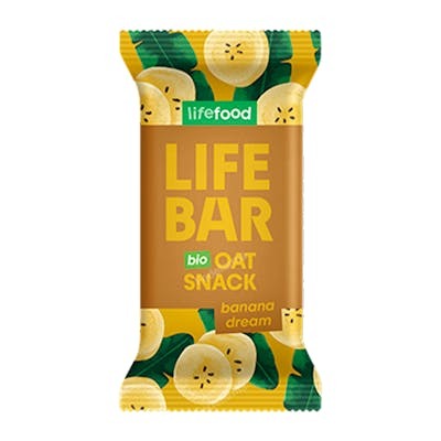 LIFE BAR Barrita de Avena y Banana 100% Bio LIFE BAR Barrita de Avena y Banana 100% Bio