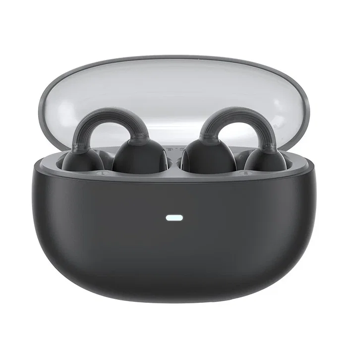 Baseus AirGo 1 Ring Auriculares True Wireless (TWS) Bluetooth 5.3, Resistente al Agua, Autonomía 6h + 25h con Estuche, Control por Toque, Negro