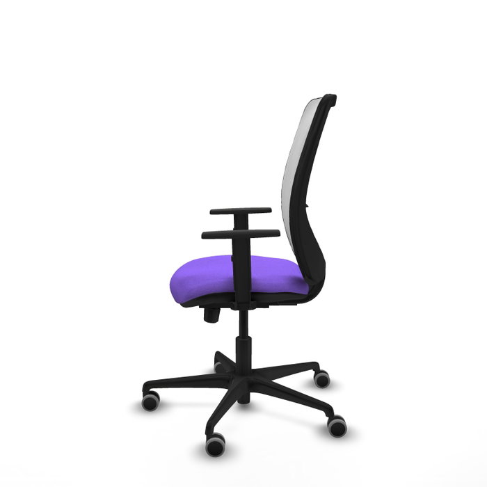 PIQUERAS Y CRESPO Silla de oficina Zulema con mecanismo Sincro/Traslack, Lila y Blanco PIQUERAS Y CRESPO Silla de oficina Zulema con mecanismo Sincro/Traslack, Lila y Blanco