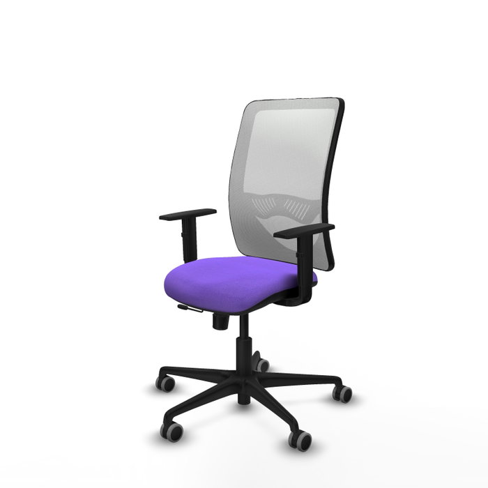 PIQUERAS Y CRESPO Silla de oficina Zulema con mecanismo Sincro/Traslack, Lila y Blanco PIQUERAS Y CRESPO Silla de oficina Zulema con mecanismo Sincro/Traslack, Lila y Blanco