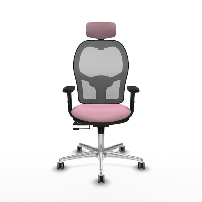 PIQUERAS Y CRESPO Silla de oficina Jorquera Rosa y Gris PIQUERAS Y CRESPO Silla de oficina Jorquera Rosa y Gris