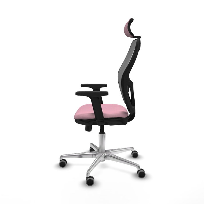 PIQUERAS Y CRESPO Silla de oficina Jorquera Rosa y Gris PIQUERAS Y CRESPO Silla de oficina Jorquera Rosa y Gris