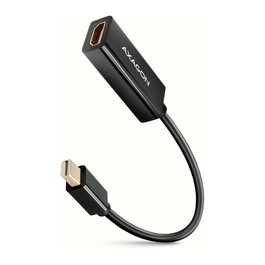 Axagon RVDM-HI14N Adaptador Mini-DisplayPort a HDMI 4K/30 Hz 15 cm negro