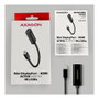 Axagon RVDM-HI14N Adaptador Mini-DisplayPort a HDMI 4K/30 Hz 15 cm negro