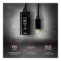 Axagon RVDM-HI14N Adaptador Mini-DisplayPort a HDMI 4K/30 Hz 15 cm negro
