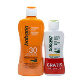 BABARIA Protector Solar SPF30 200 ml + Bálsamo After Sun 1 Unidad