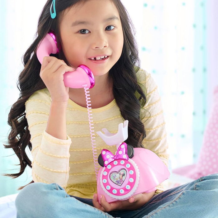 Minnie MIN0886144882722 Teléfono de Disco Vintage para Niños a Partir de 3 Años