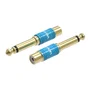 Vention VDD-C03 Adaptador de audio Macho Jack 6.5mm a Hembra RCA, contacto chapado en oro, color azul